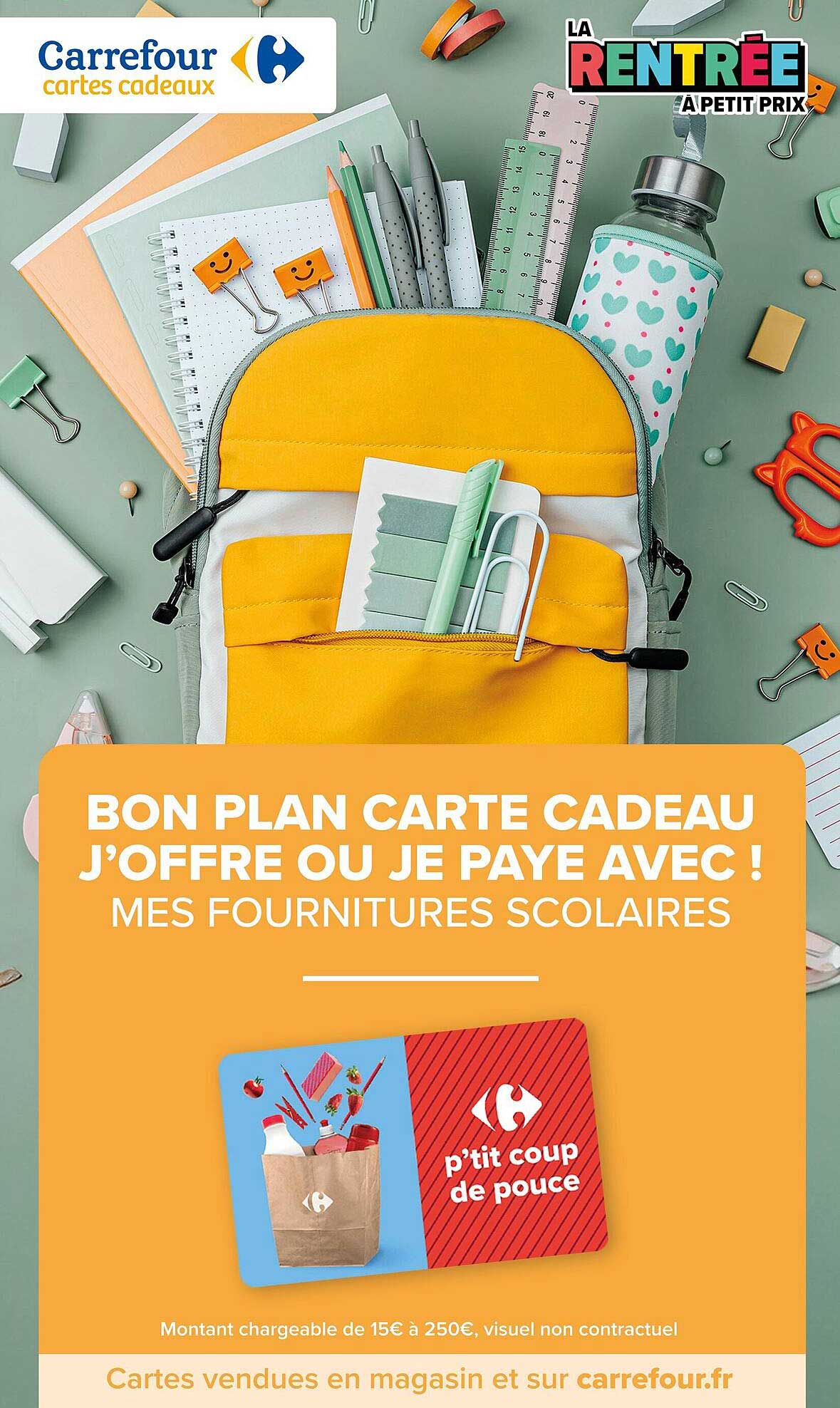 BON PLAN CARTE CADEAU J’OFFRE OU JE PAYE AVEC !