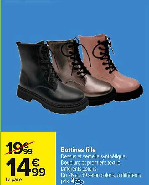 Bottines fille