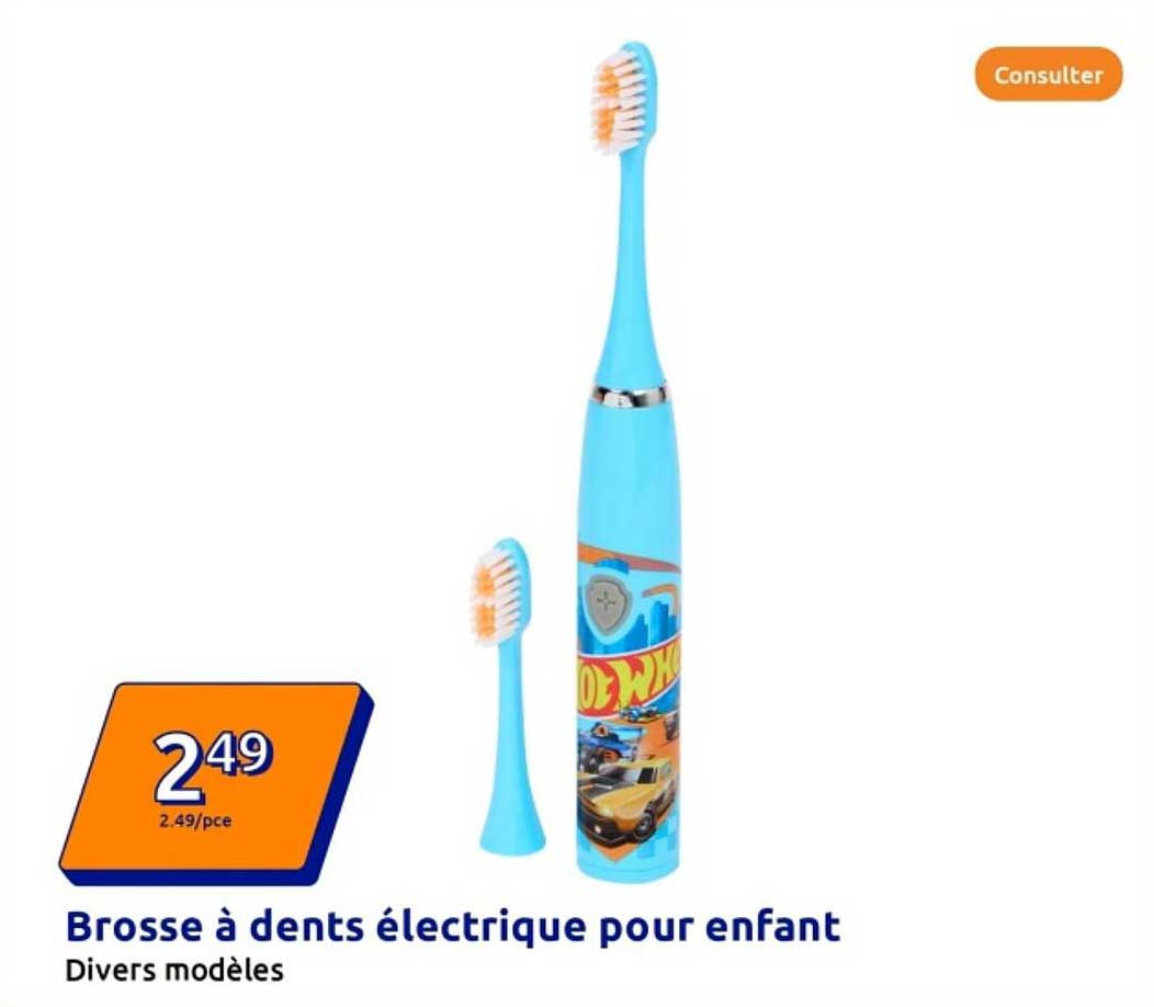 Brosse à dents électrique pour enfant