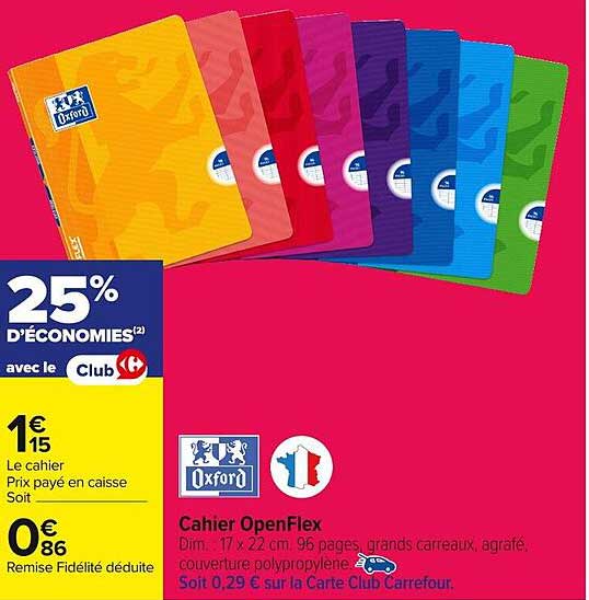 Cahier OpenFlex