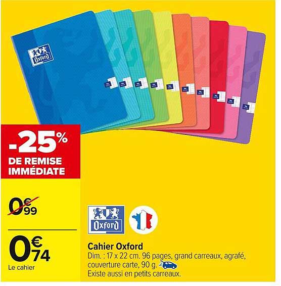 Cahier Oxford