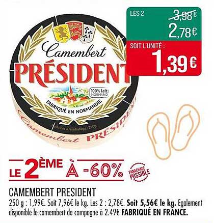 CAMEMBERT PRESIDENT