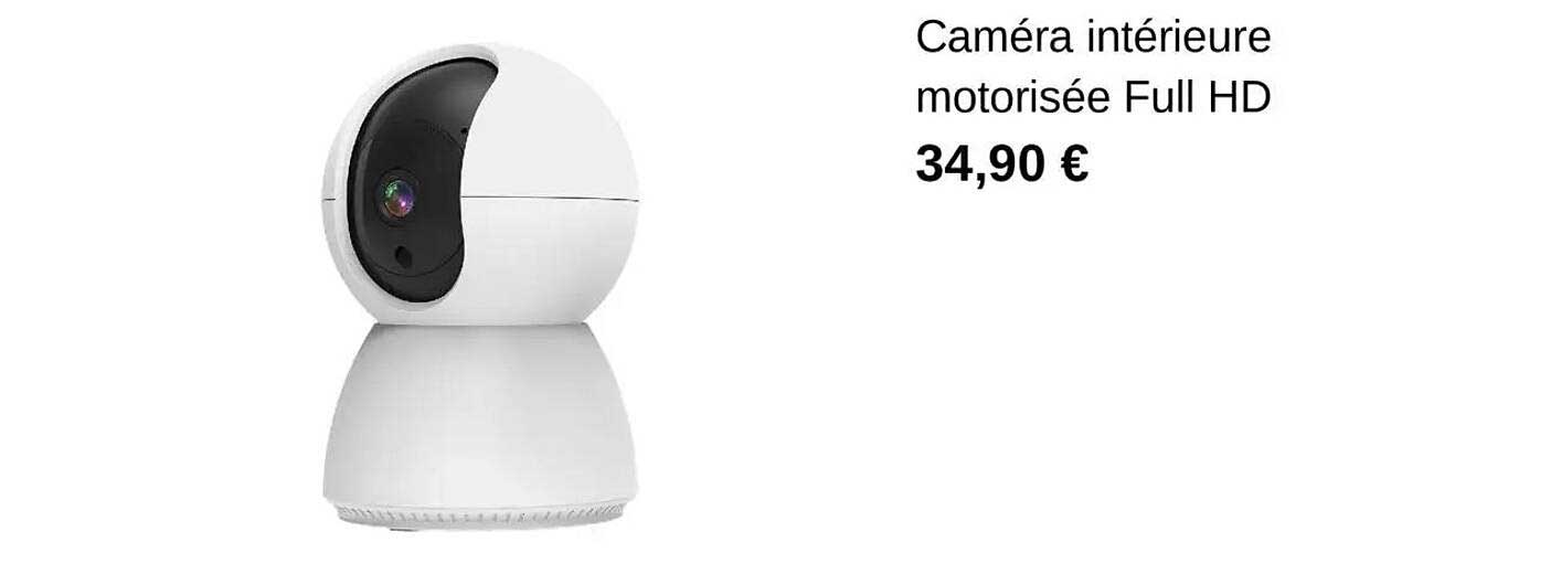 Caméra intérieure motorisée Full HD