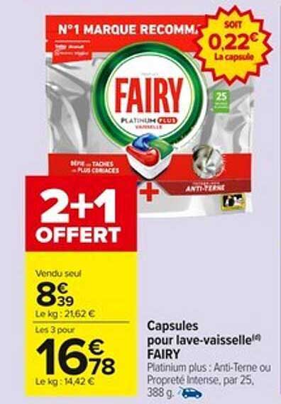 Capsules pour lave-vaisselle® FAIRY