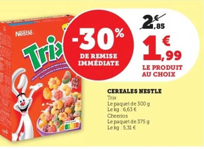 CEREALES NESTLE Trix