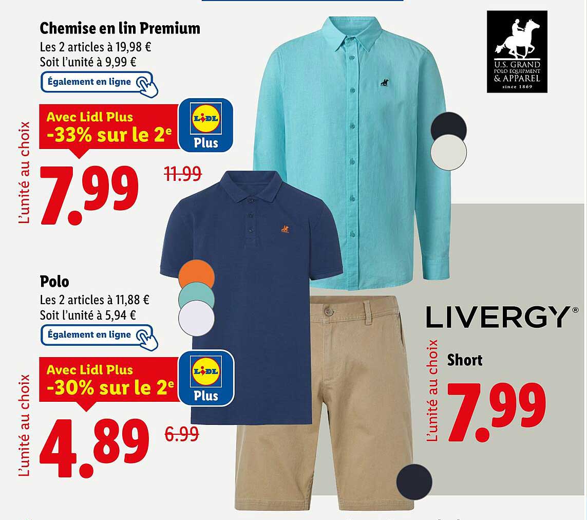 Chemise en lin Premium