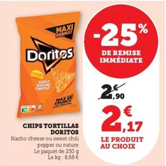 CHIPS TORTILLAS DORITOS