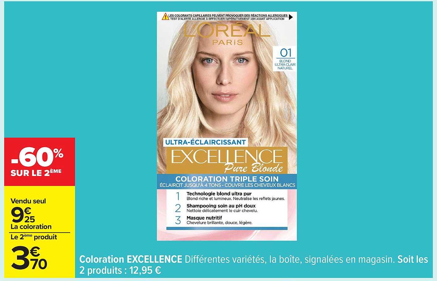 Coloration EXCELLENCE Pure Blonde