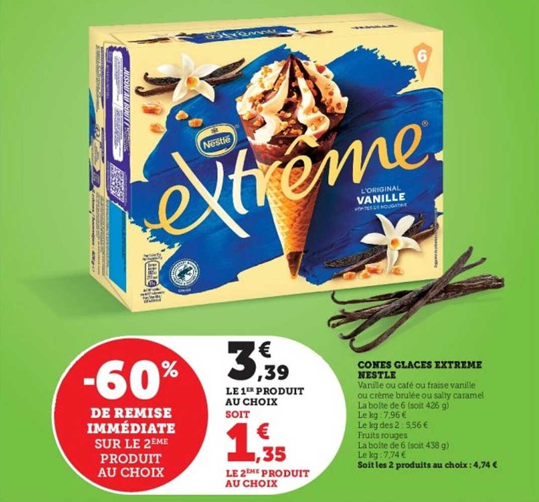 CONES GLACES EXTREME NESTLÉ