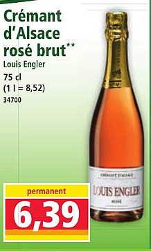 Crémant d'Alsace rosé brut**