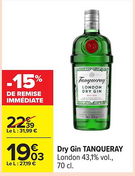 Dry Gin TANQUERAY