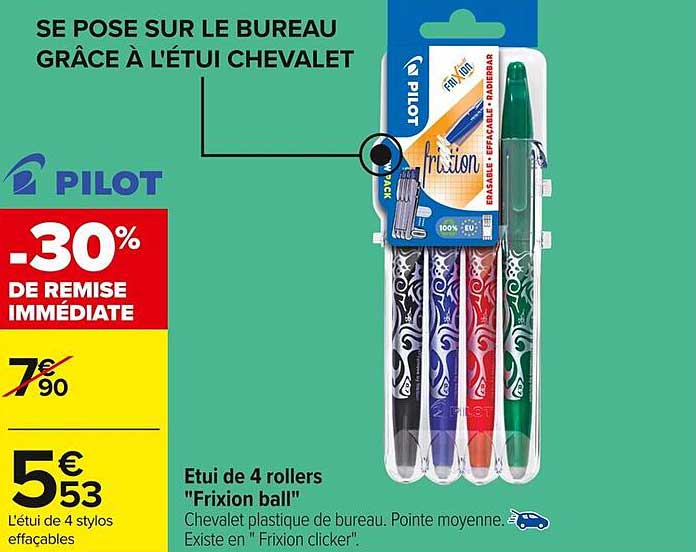 Étui de 4 rollers "Frixion ball"