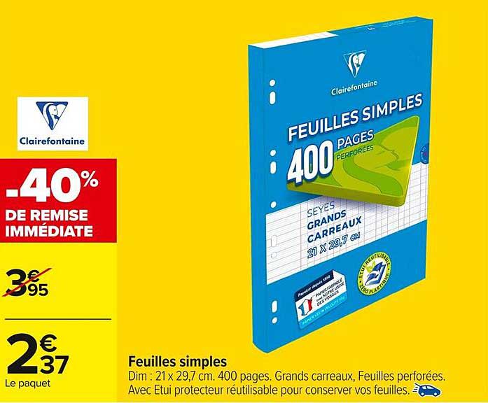 Feuilles simples