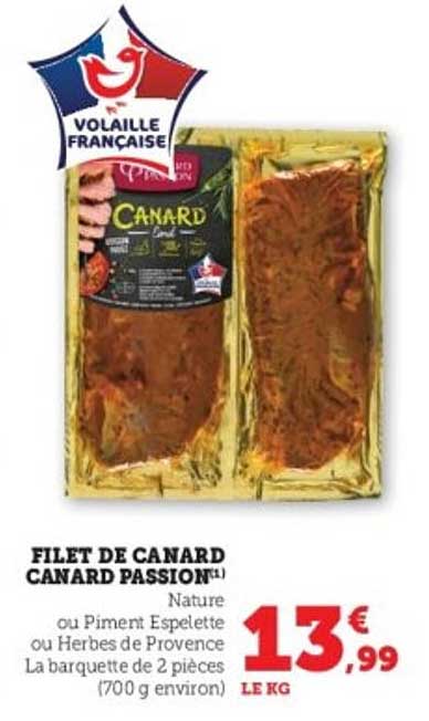 FILET DE CANARD CANARD PASSION