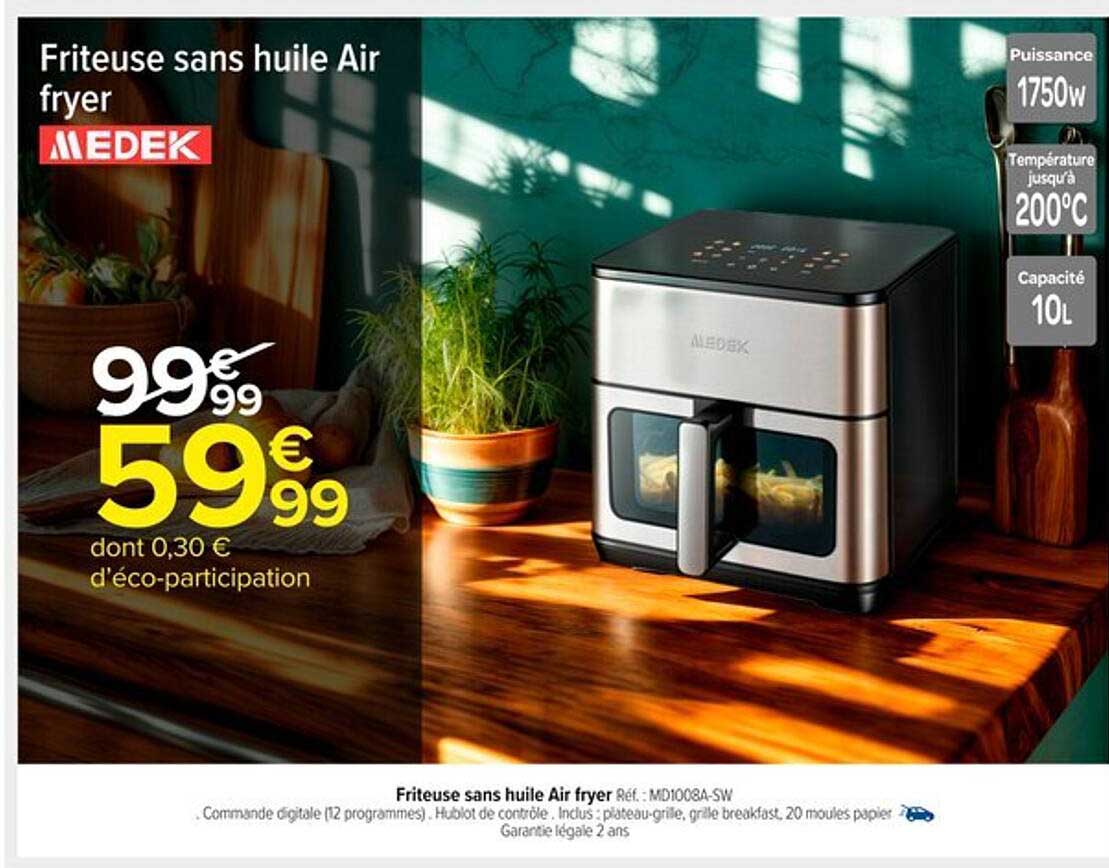 Friteuse sans huile Air fryer
