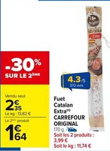 Fuet Catalan Extra® CARREFOUR ORIGINAL