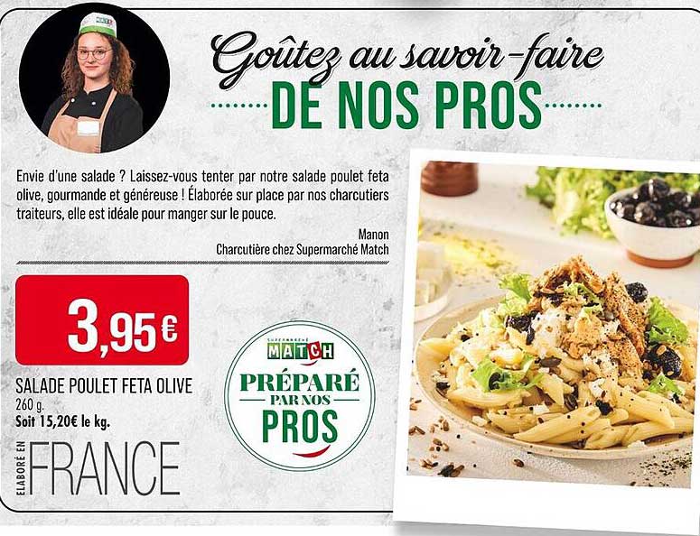 Goûtez au savoir-faire de nos pros