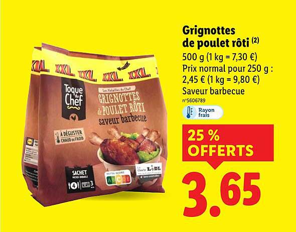 Grignottes de poulet rôti
