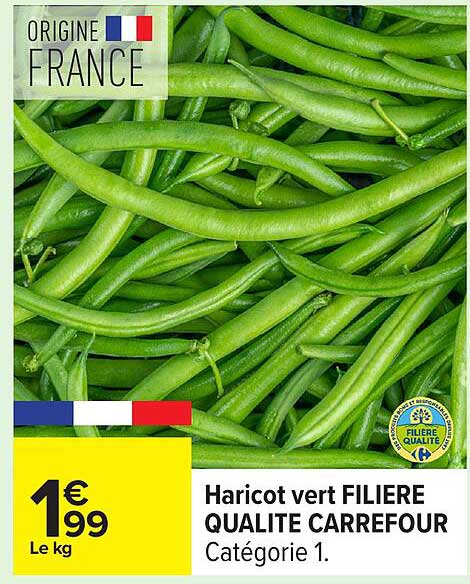 Haricot vert FILIERE QUALITE CARREFOUR