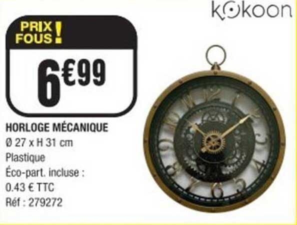 HORLOGE MÉCANIQUE
