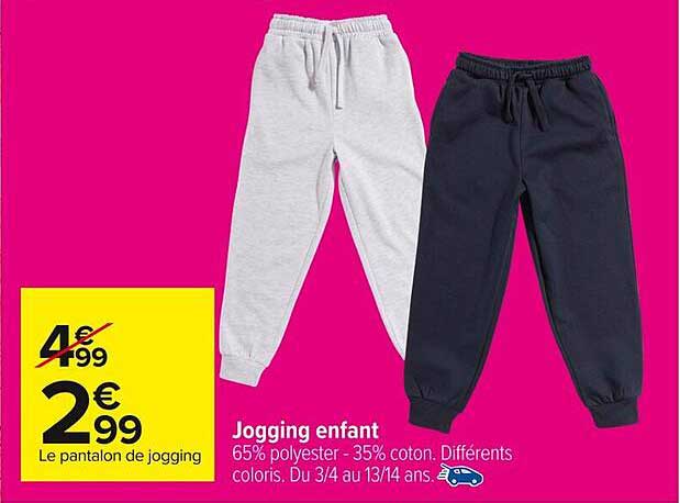 Jogging enfant