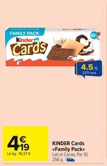 KINDER Cards «Family Pack»