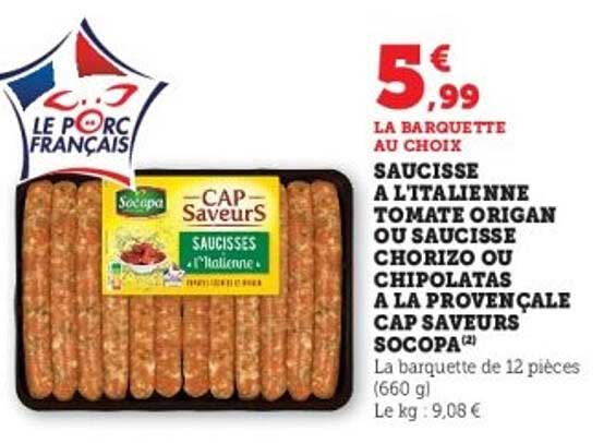 LA BARQUETTE AU CHOIX