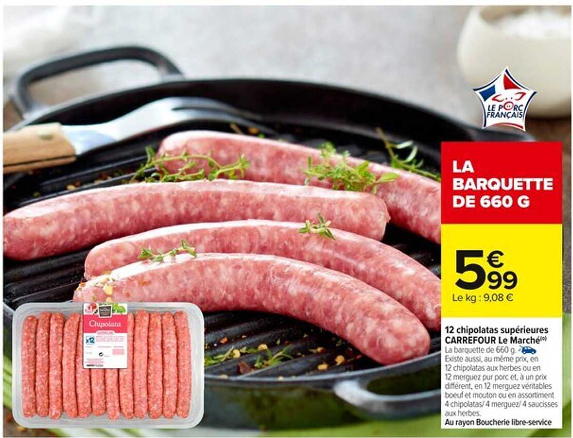 LA BARQUETTE DE 660 G