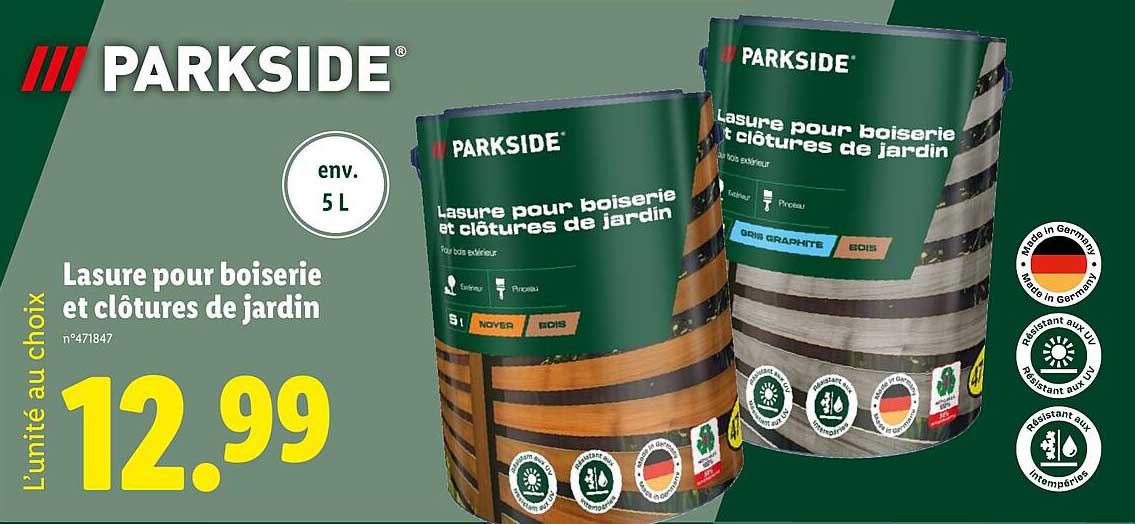 Lasure pour boiserie et clôtures de jardin