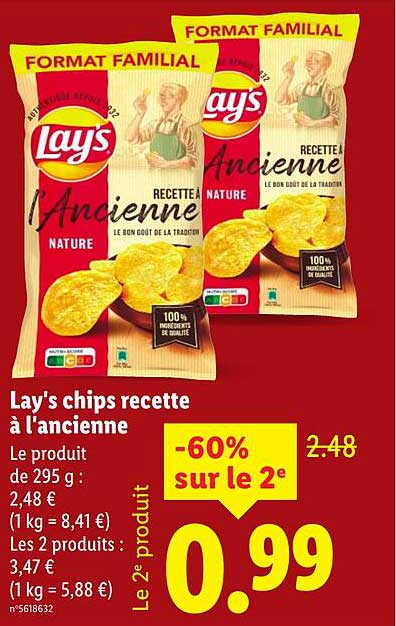 Lay's chips recette à l'ancienne