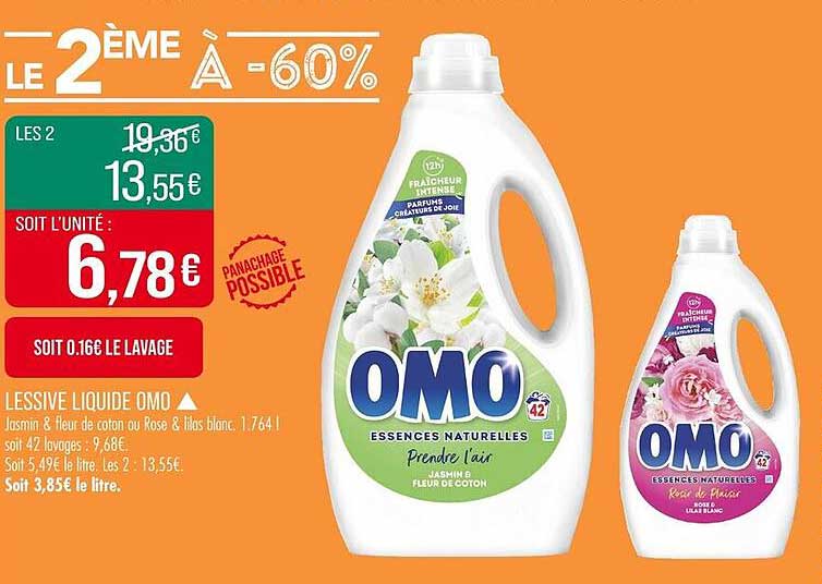 LESSIVE LIQUIDE OMO