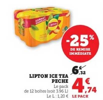 LIPTON ICE TEA PECHE