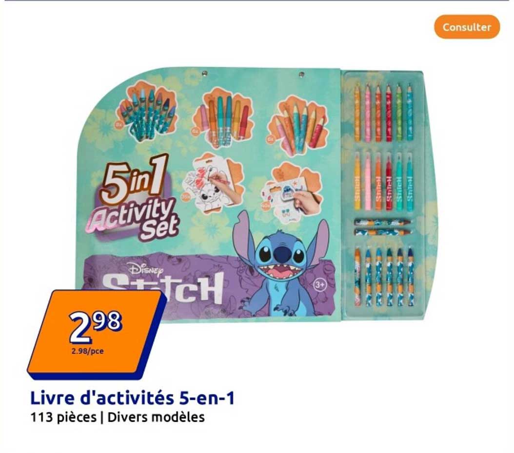 Livre d'activités 5-en-1