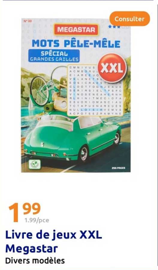 Livre de jeux XXL Megastar
