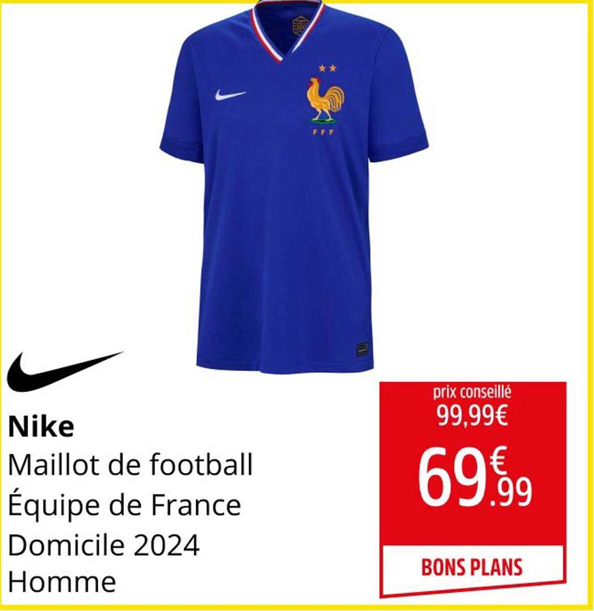 Maillot de football Équipe de France Domicile 2024 Homme