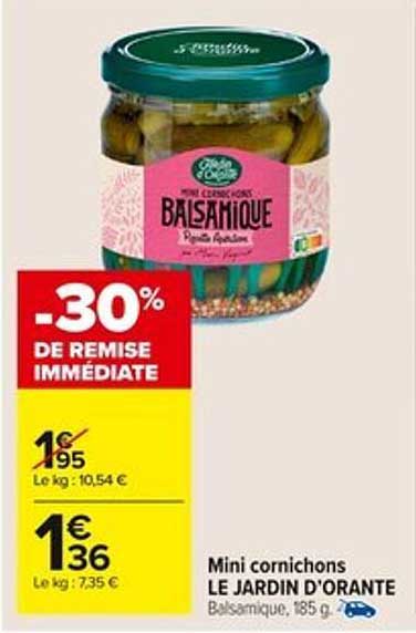 Mini cornichons Balsamique