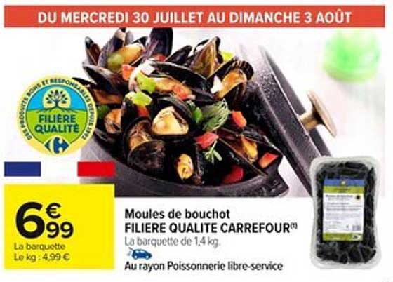 Moules de bouchot FILIERE QUALITE CARREFOUR