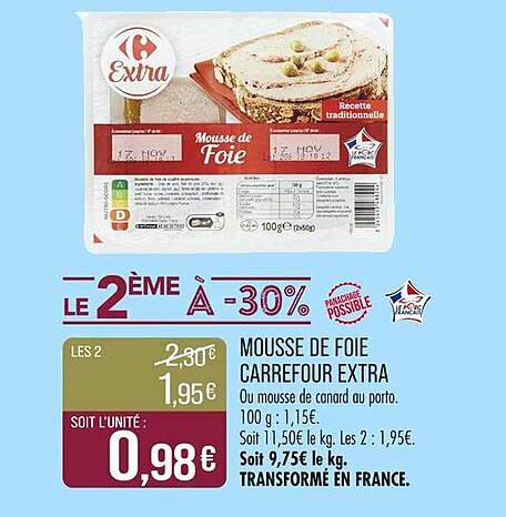Mousse de Foie Carrefour Extra