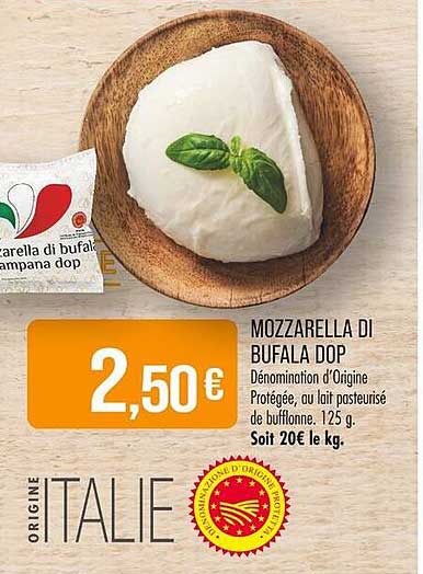 MOZZARELLA DI BUFALA DOP