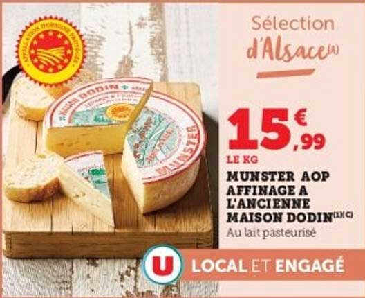 MUNSTER AOP AFFINAGE A L'ANCIENNE MAISON DODIN