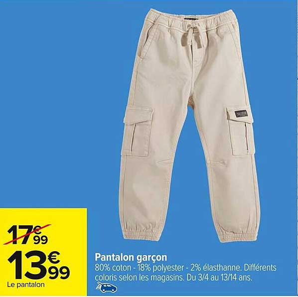 Pantalon garçon
