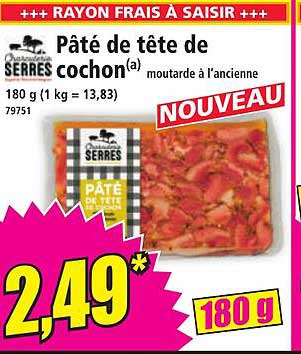 Pâté de tête de cochon à l'ancienne