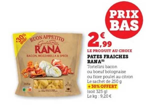 PATES FRAICHES RANA