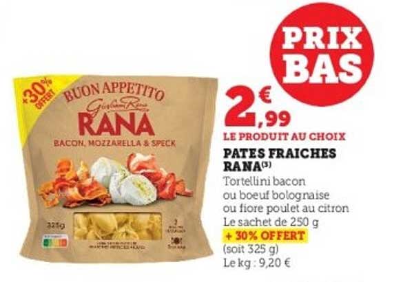 PÂTES FRAÎCHES RANA