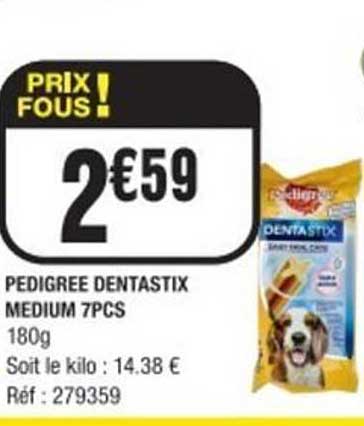 PEDIGREE DENTASTIX MEDIUM 7PCS