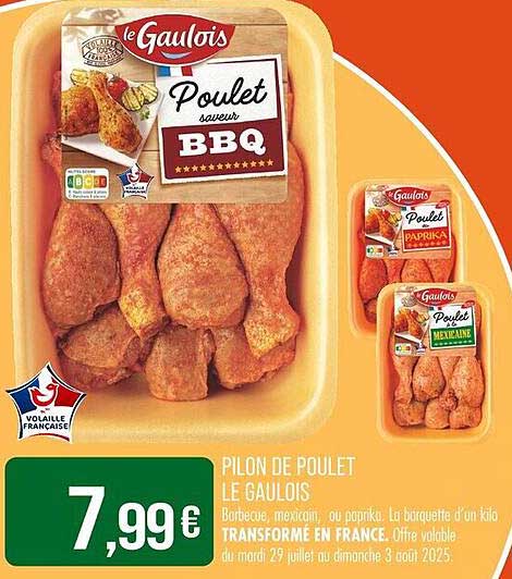 PILON DE POULET LE GAULOIS