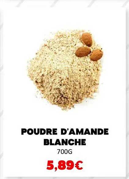 POUDRE D'AMANDE BLANCHE 700G