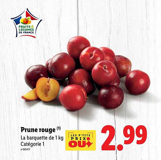 Prune rouge