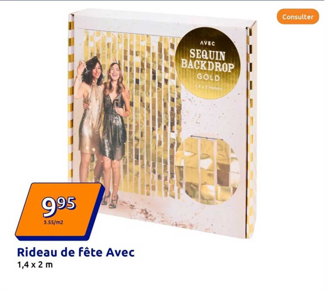 Rideau de fête Avec