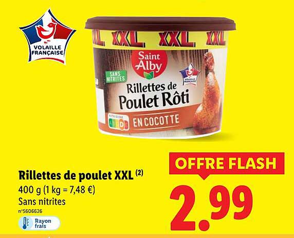 Rillettes de poulet XXL